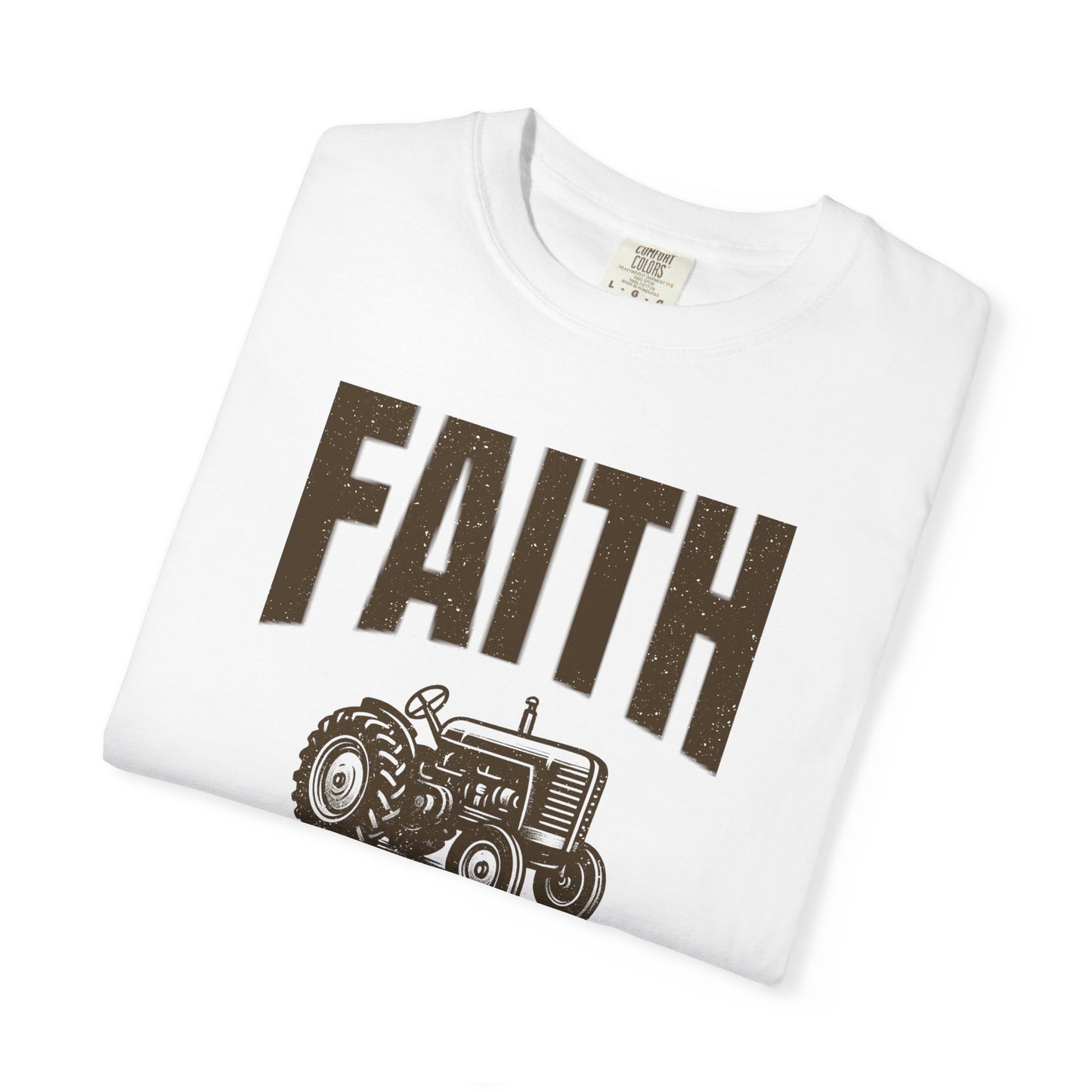 Faith Grows Best in Dirt T-Shirt – Christian Farm Graphic Tee