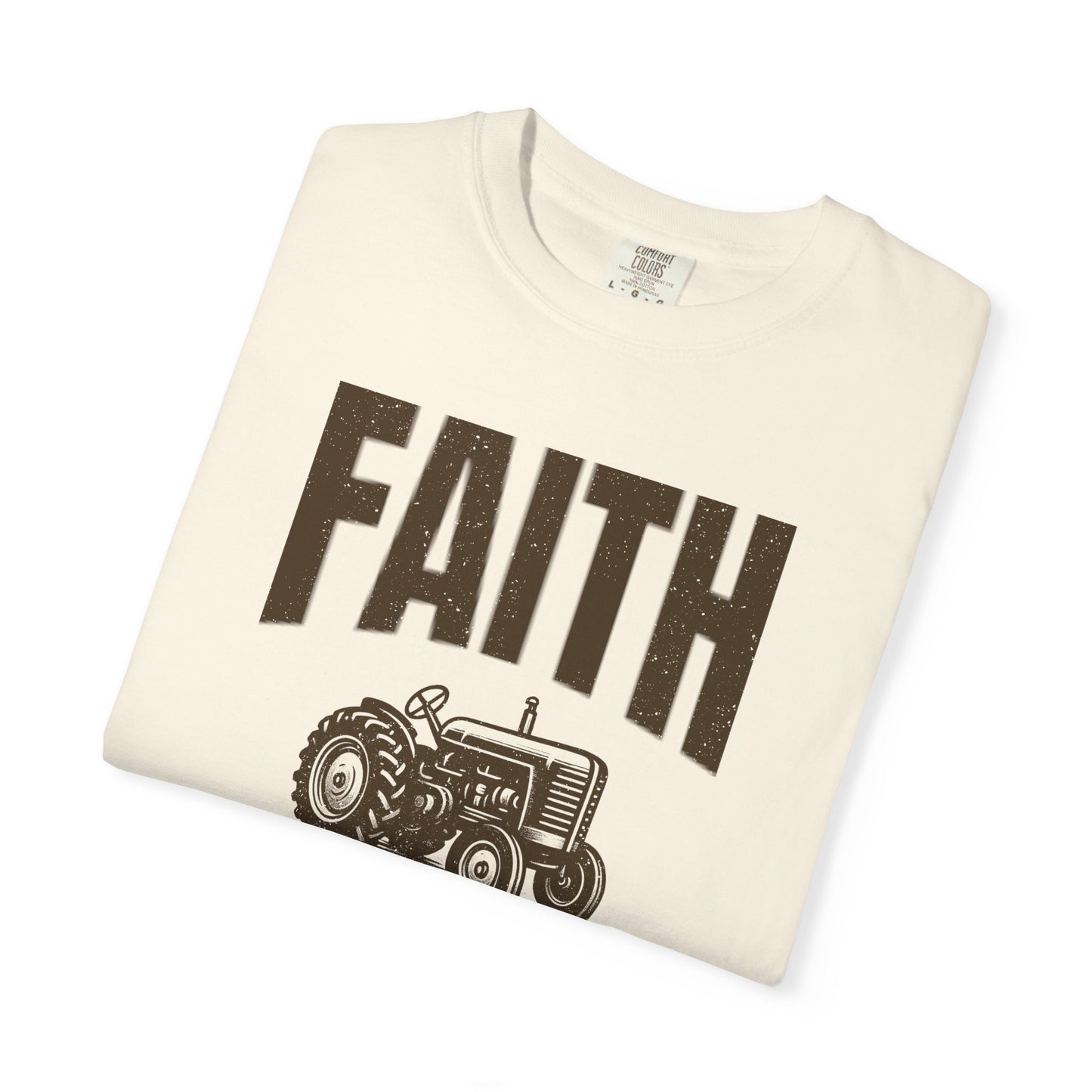 Faith Grows Best in Dirt T-Shirt – Christian Farm Graphic Tee