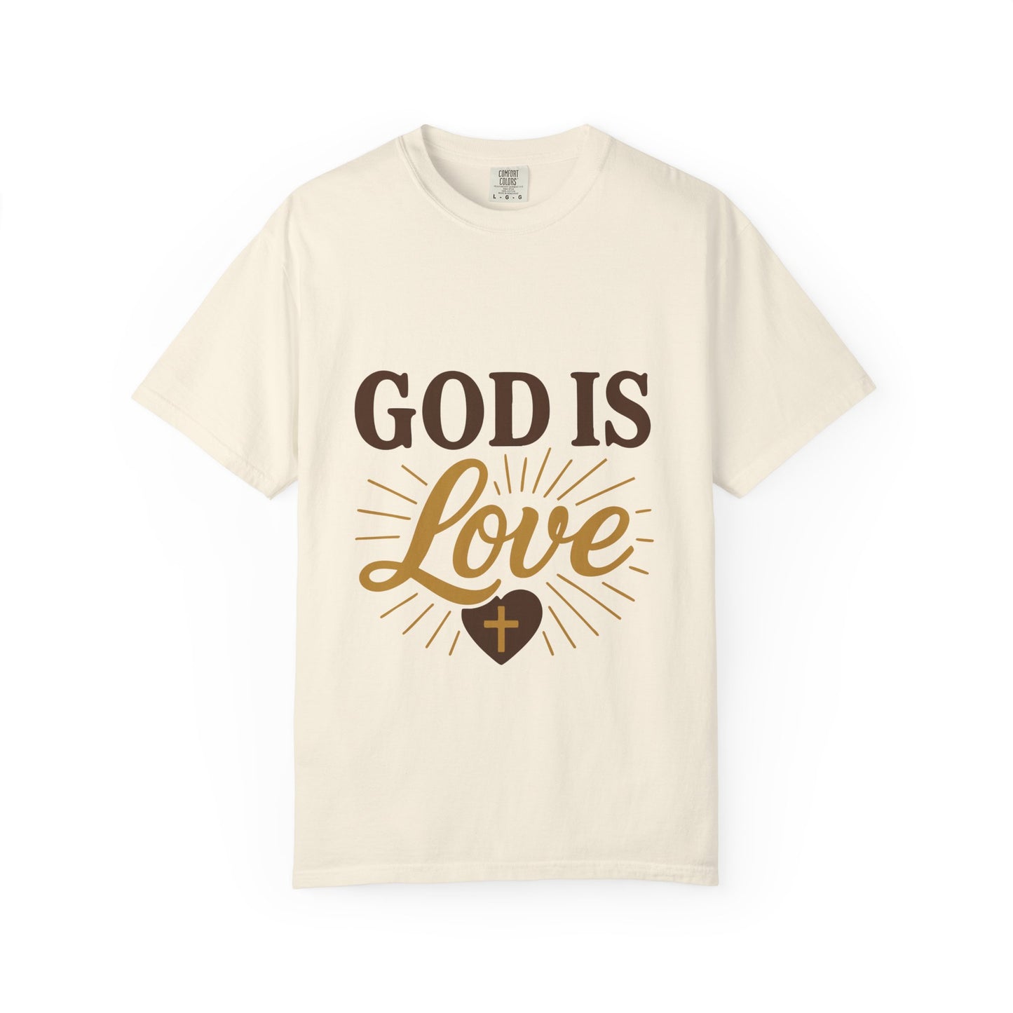 God Is Love T-shirt, Unisex Inspirational Tee, Faith-Based Apparel, Gift for Christians, Religious T-Shirt, Casual Wear