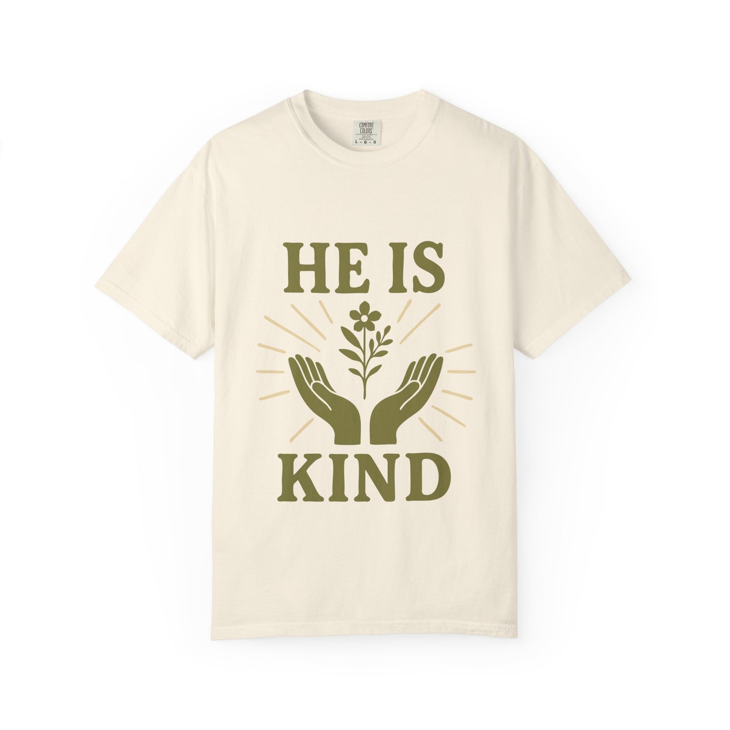 He Is Kind Unisex Christian T-Shirt | Eco-Friendly Apparel, Affirmation Tee, Gift for Friends, Motivational Shirt, Casual Wear